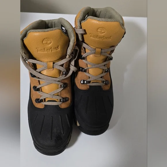 Timberland Men's Brown and Black Hiking Boots - Picture 2 of 4